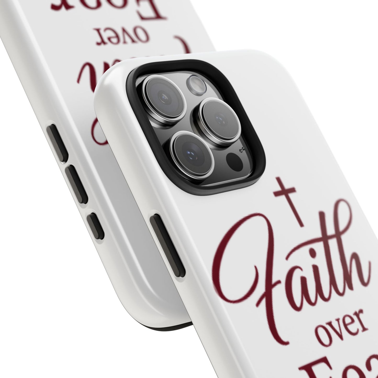 Faith Over Fear Tough Phone Case — Christian Inspirational Protective Phone Cover