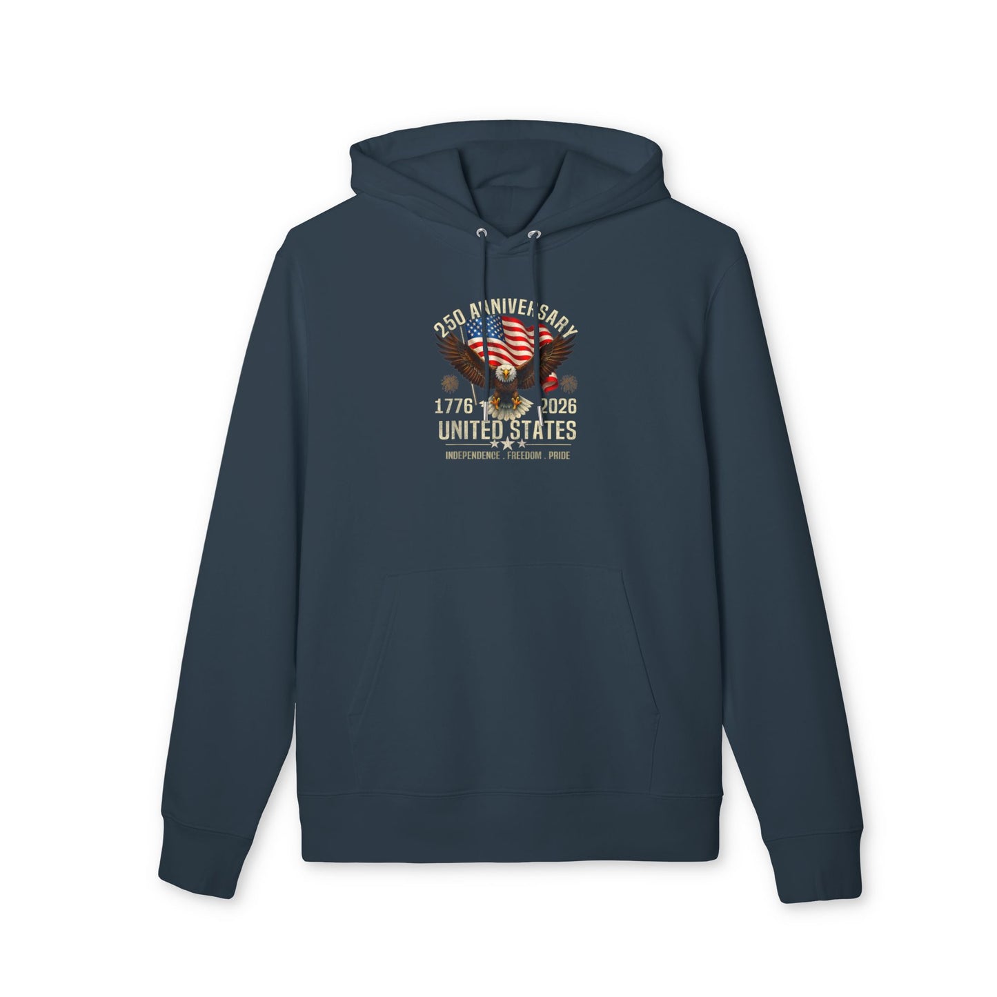 250th Anniversary United States Hoodie — Eagle & American Flag 1776–2026