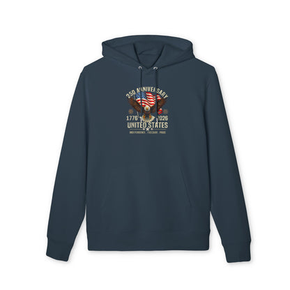 250th Anniversary United States Hoodie — Eagle & American Flag 1776–2026