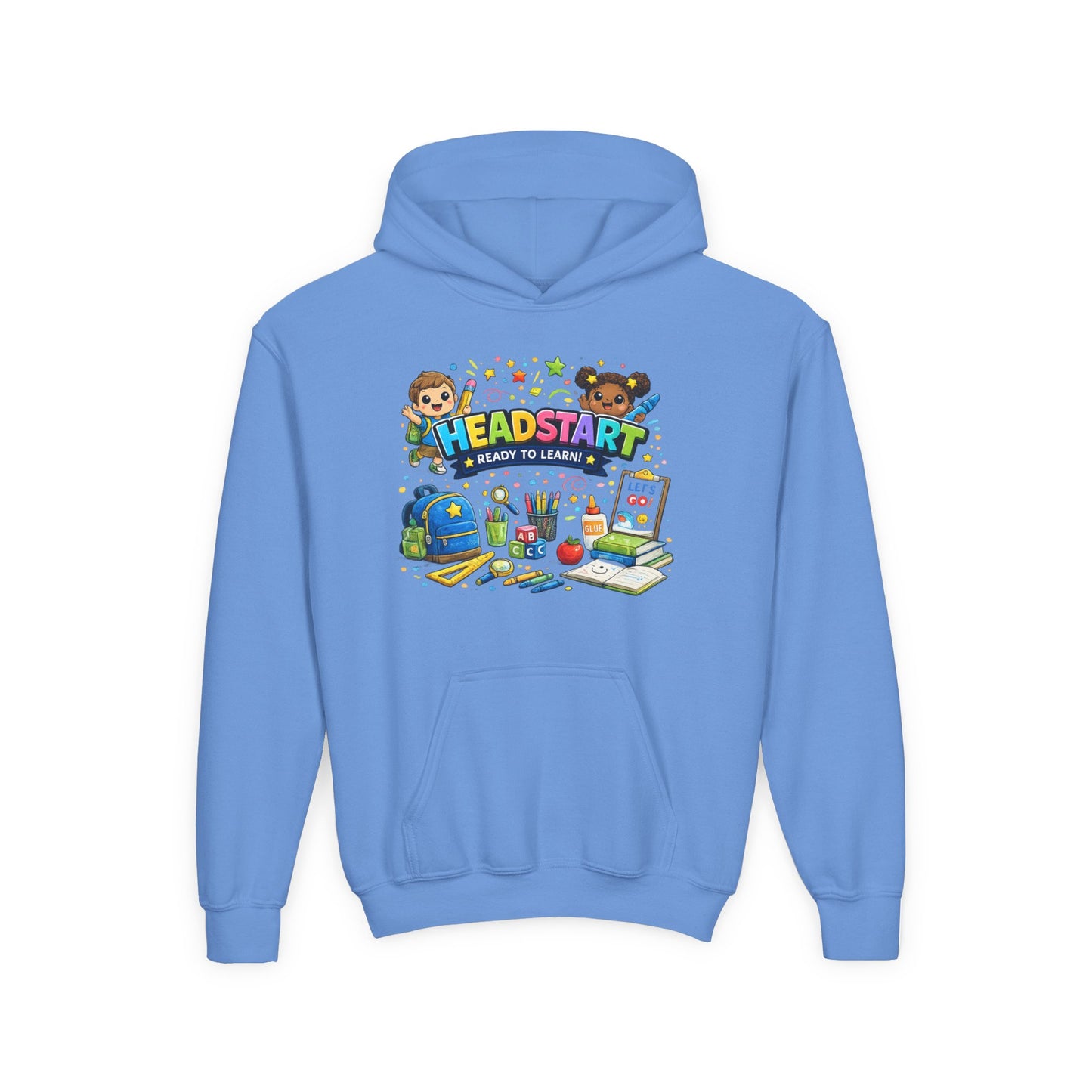 Head Start Kids Hoodie – 'Ready to Learn' Back-to-School Youth Sweatshirt