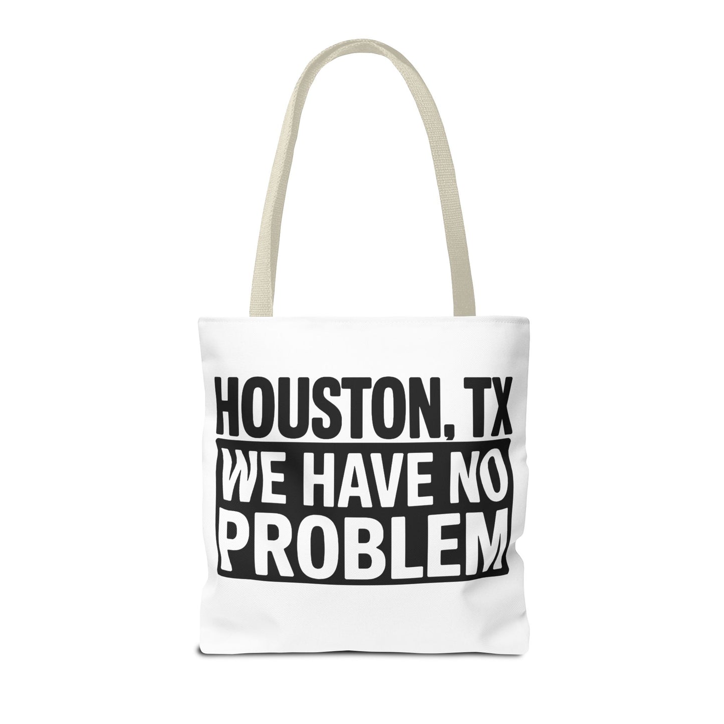 Houston TX Tote Bag — 'We Have No Problem' Graphic Market Tote