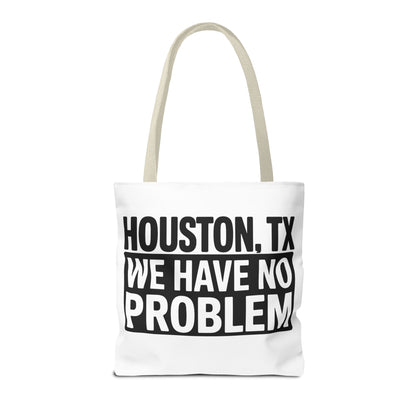 Houston TX Tote Bag — 'We Have No Problem' Graphic Market Tote