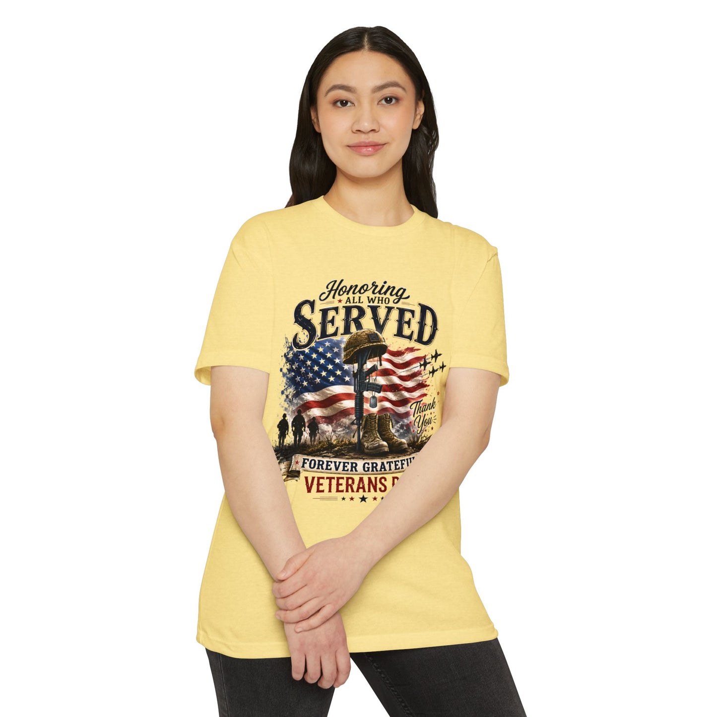 Veterans Day "Honoring All Who Served" T-Shirt