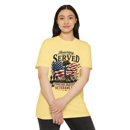 Veterans Day "Honoring All Who Served" T-Shirt