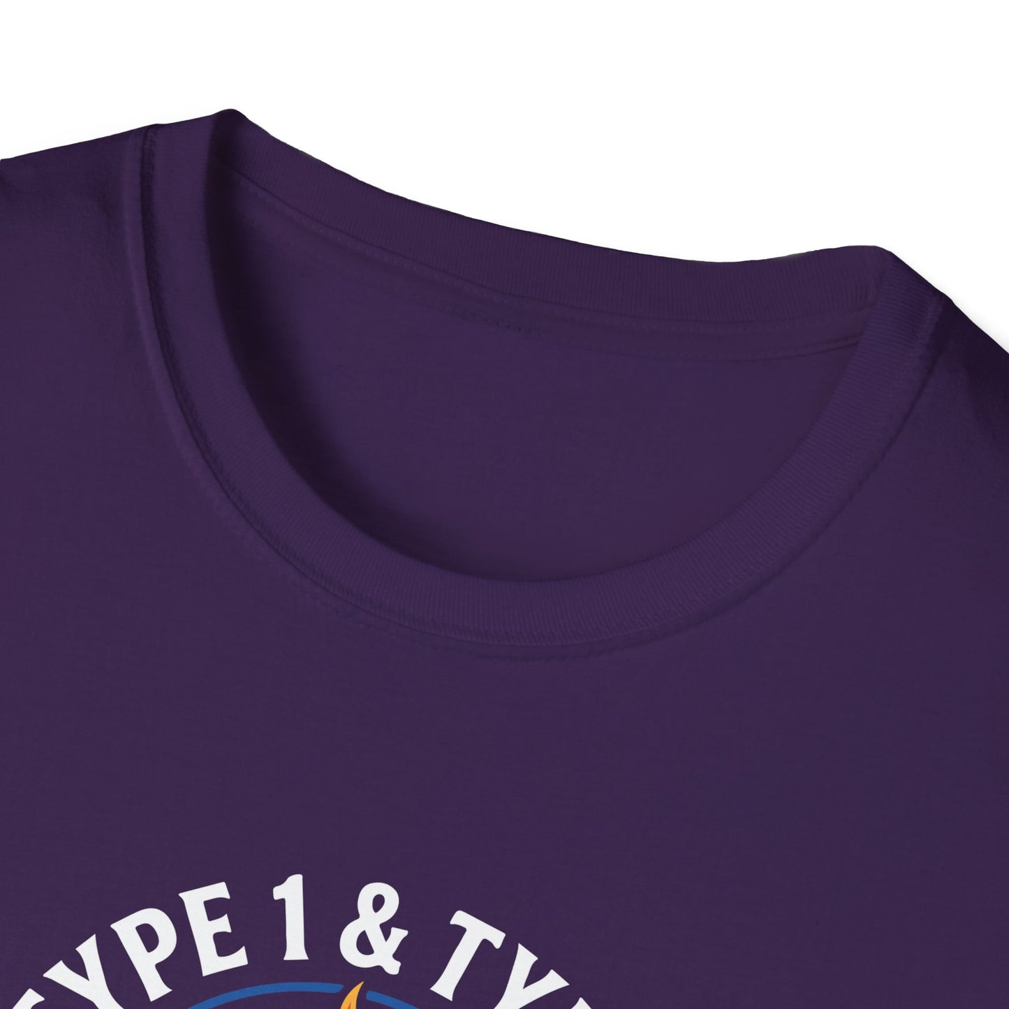 Type 1 & Type 2 Find a Cure Diabetes Awareness T-Shirt