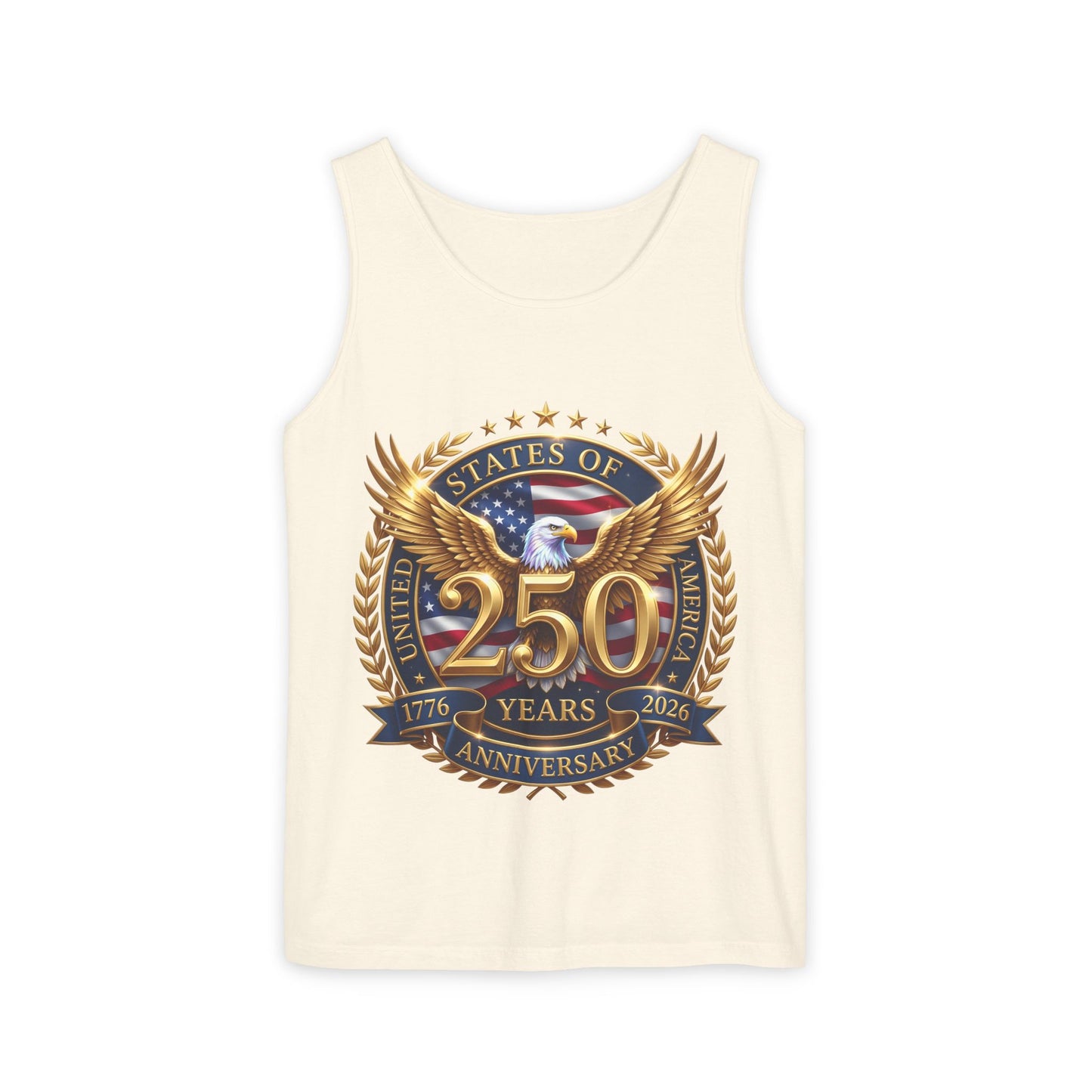 250 Years Anniversary Eagle Tank Top — United States Bicentennial Celebration Tee