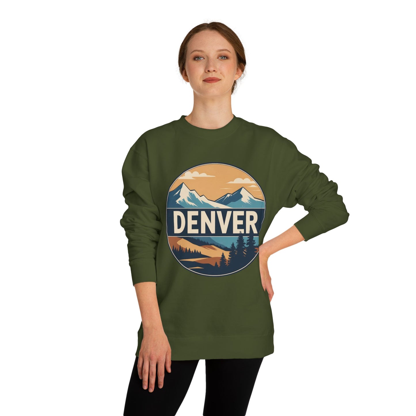 Denver Mountain Badge Sweatshirt