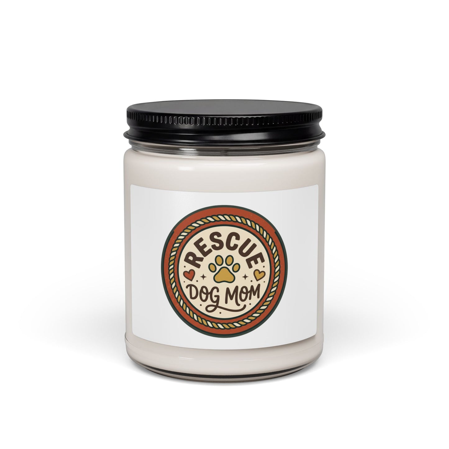Rescue Dog Mom Candle, Soy Jar Candle, Rescue Pride, Fur Baby