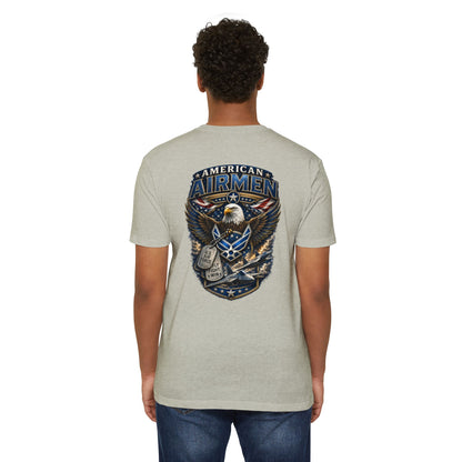 American Airmen Eagle T-Shirt — Patriotic USA Air Force Graphic Tee