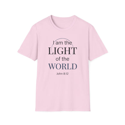 I Am the Light of the World -John 8:12  T‑Shirt