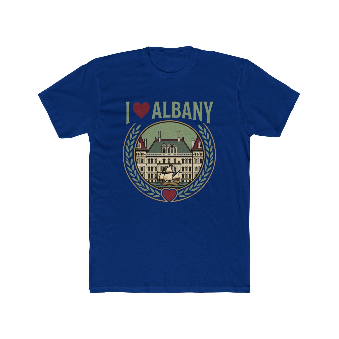 I  Albany T‑Shirt — Vintage Capitol Building City Pride Tee