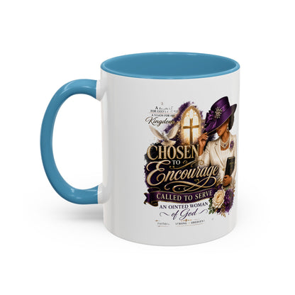 Chosen to Encourage Coffee Mug — Christian Woman Faith Gift (11/15oz)