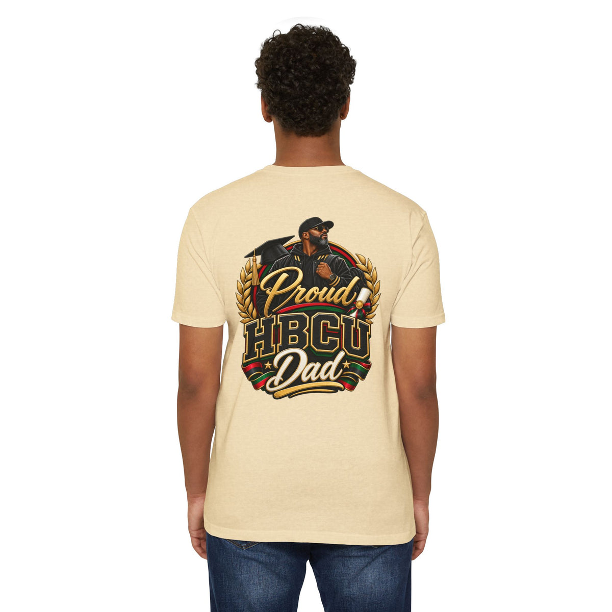 Proud HBCU Dad T-Shirt — Black College Graduation Dad Tee