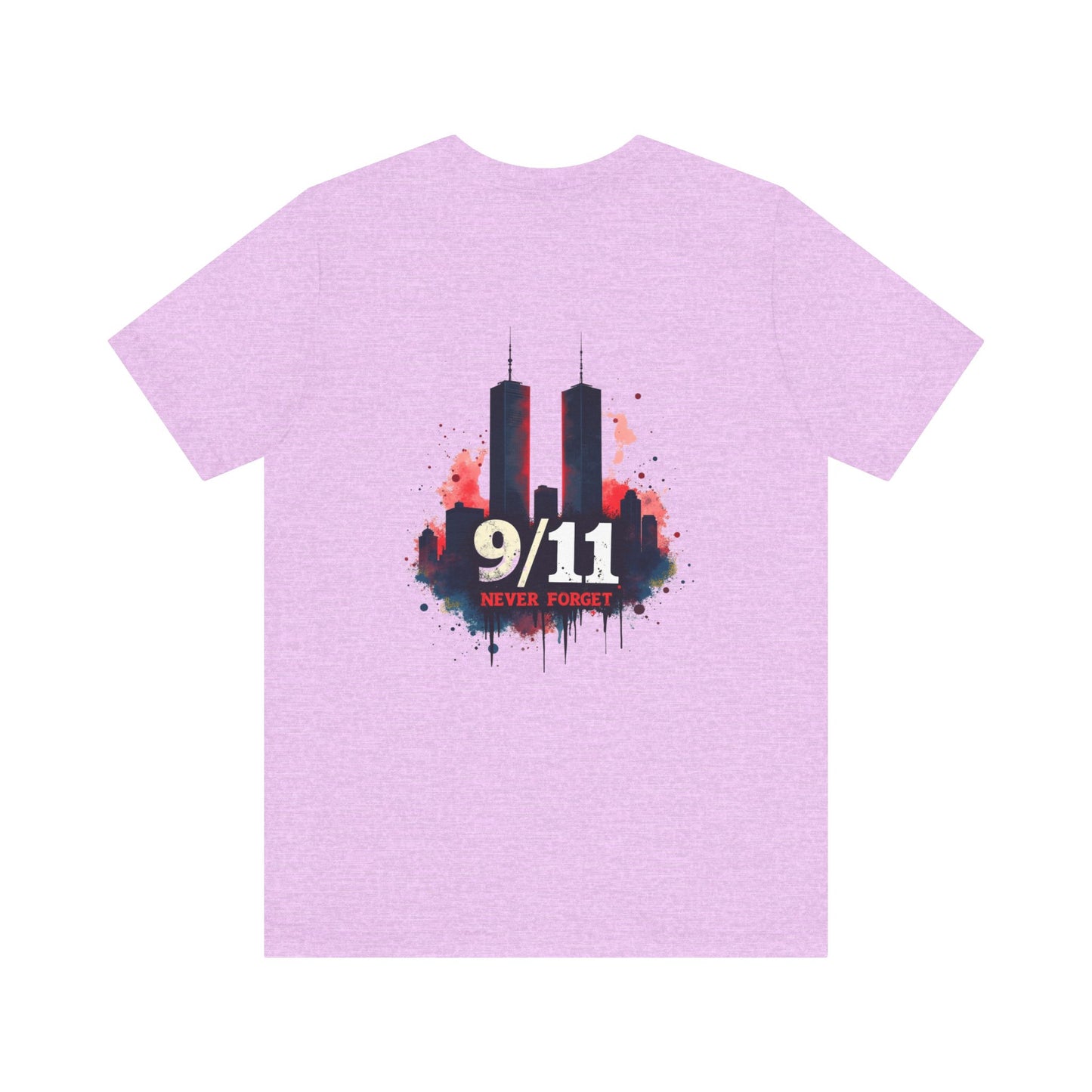 9/11 Never Forget T-Shirt — World Trade Center Memorial Tee