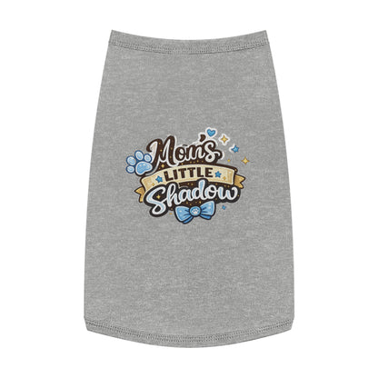 Mom's Little Shadow Pet Tank — Cute Paw Print Dog Shirt