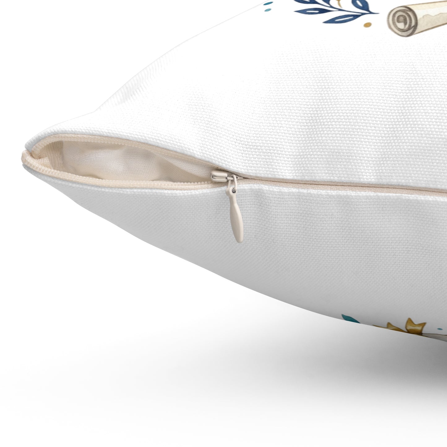 Graduation 'Nailed It' Decorative Pillow — Graduation Throw Pillow with Cap & Diploma Design