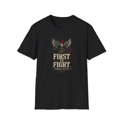 First to Fight Eagle T-Shirt