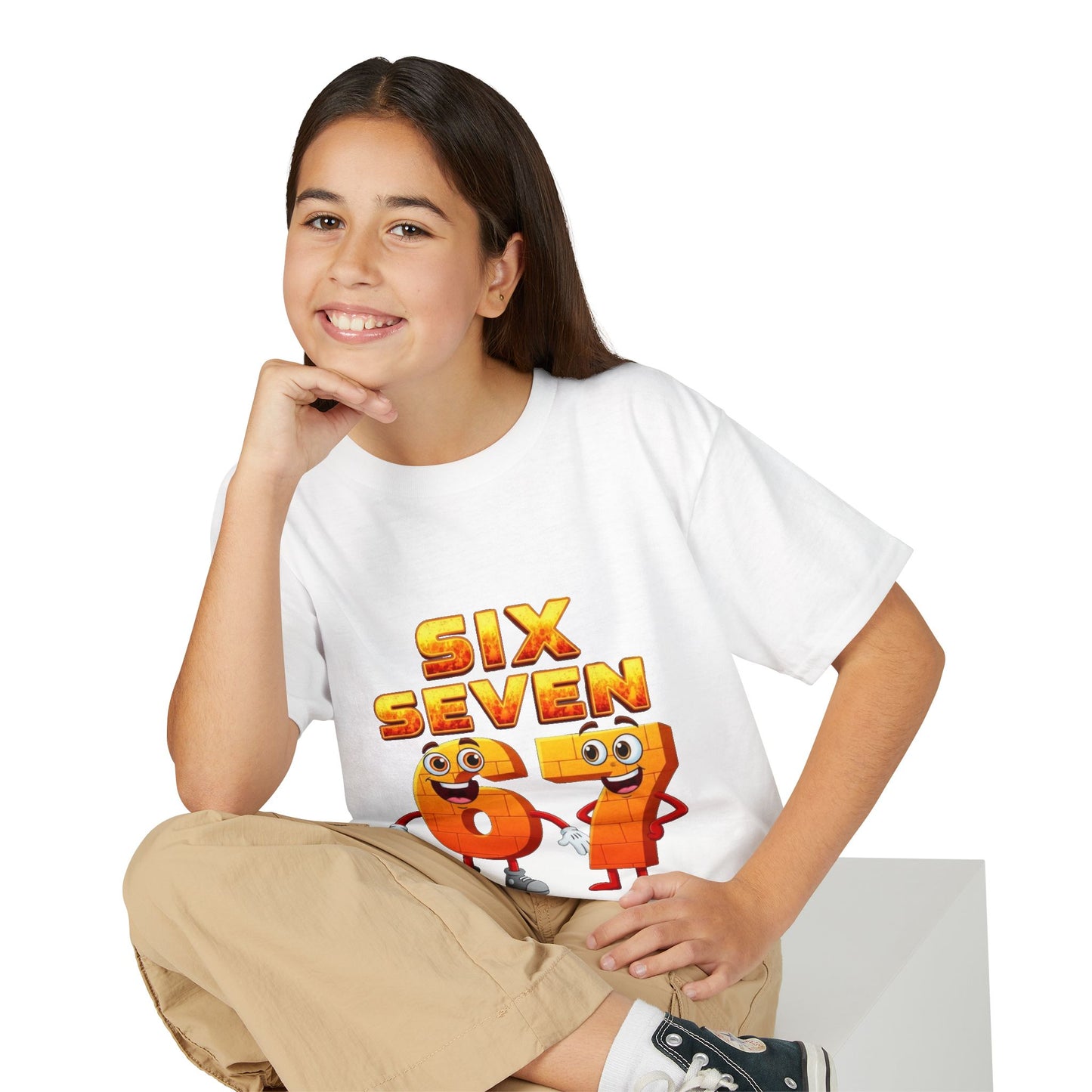 Six Seven 67 Kids T-Shirt – Cute Cartoon Number Shirt for Boys & Girls