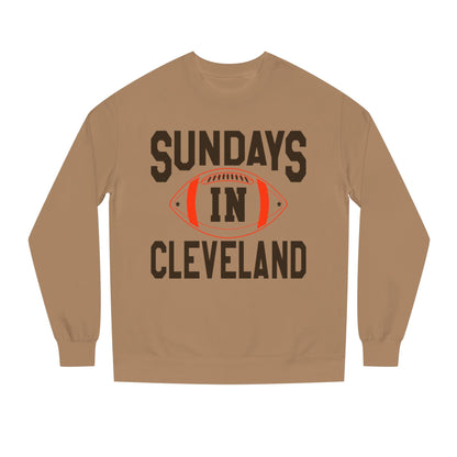 Sundays in Cleveland Football Sweatshirt