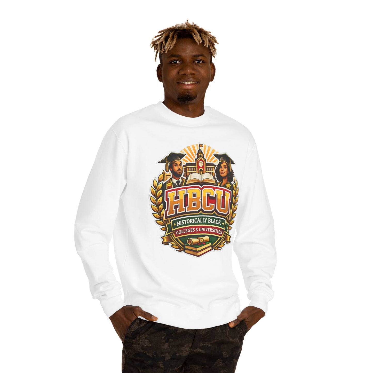 HBCU Crest Sweatshirt — Historically Black Colleges & Universities Crewneck