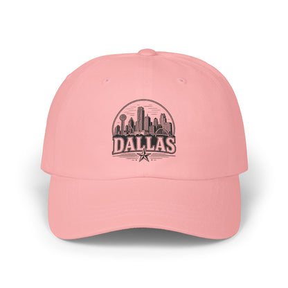 Dallas Skyline Dad Cap — Vintage Cityscape Baseball Hat