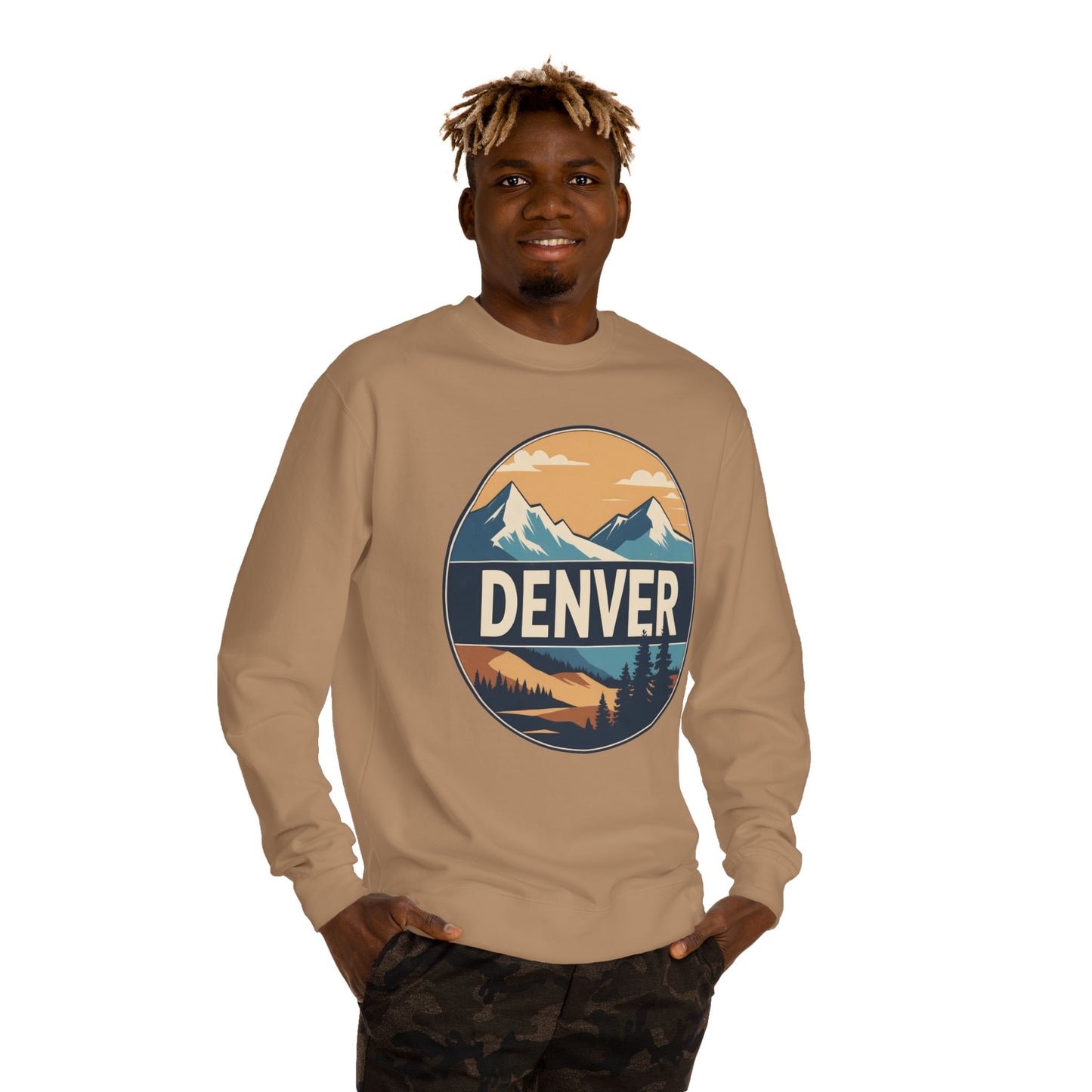 Denver Mountain Badge Sweatshirt