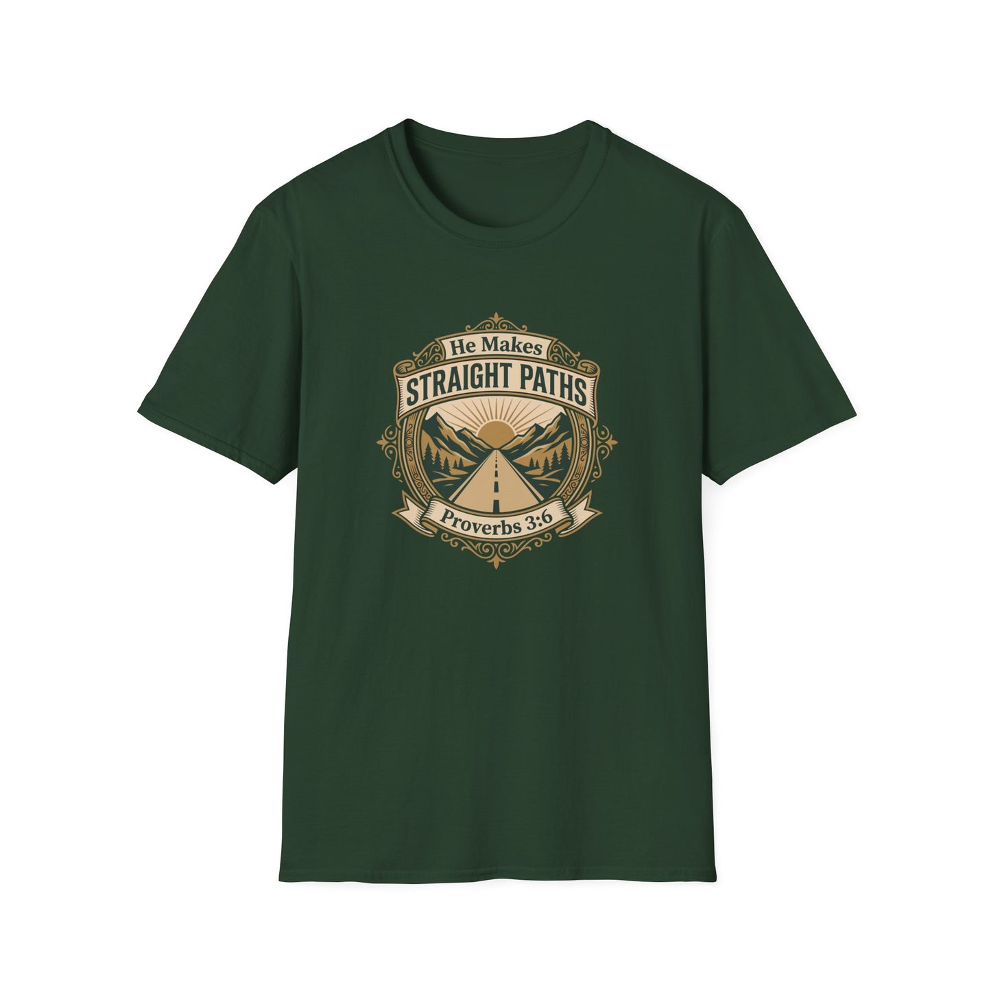 He Makes Straight Paths — Proverbs 3:6 T‑Shirt