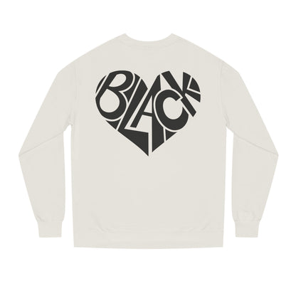 Black Heart Crewneck Sweatshirt