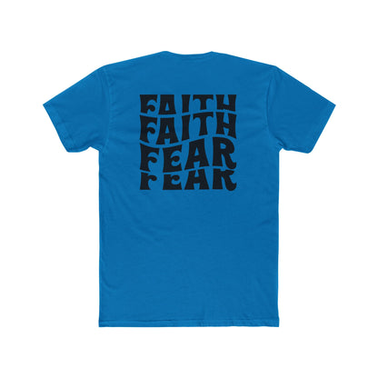 Faith Over Fear T‑Shirt — Bold Retro Typography Spiritual Tee