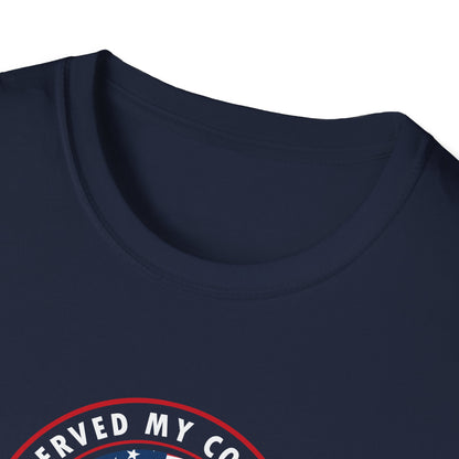 I Served My Country US Navy Veteran T-Shirt