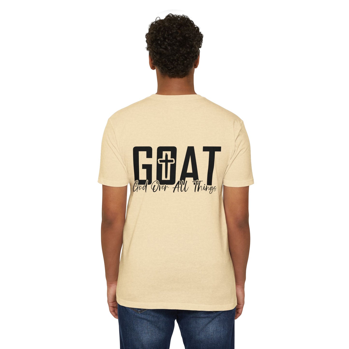 GOAT "God Over All Things" T-Shirt - Christian Faith Tee