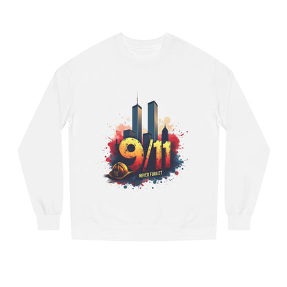 9/11 Tribute Sweatshirt - Never Forget Twin Towers Memorial Crewneck