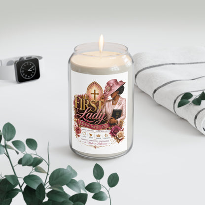 First Lady Scented Soy Candle — "Leading With Love" 13.75 oz