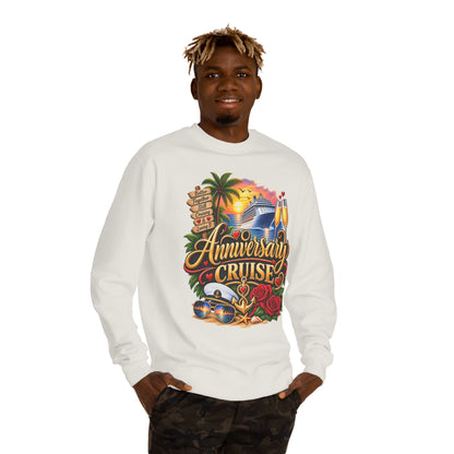 Anniversary Cruise Sweatshirt — Romantic Cruise Vacation Crewneck