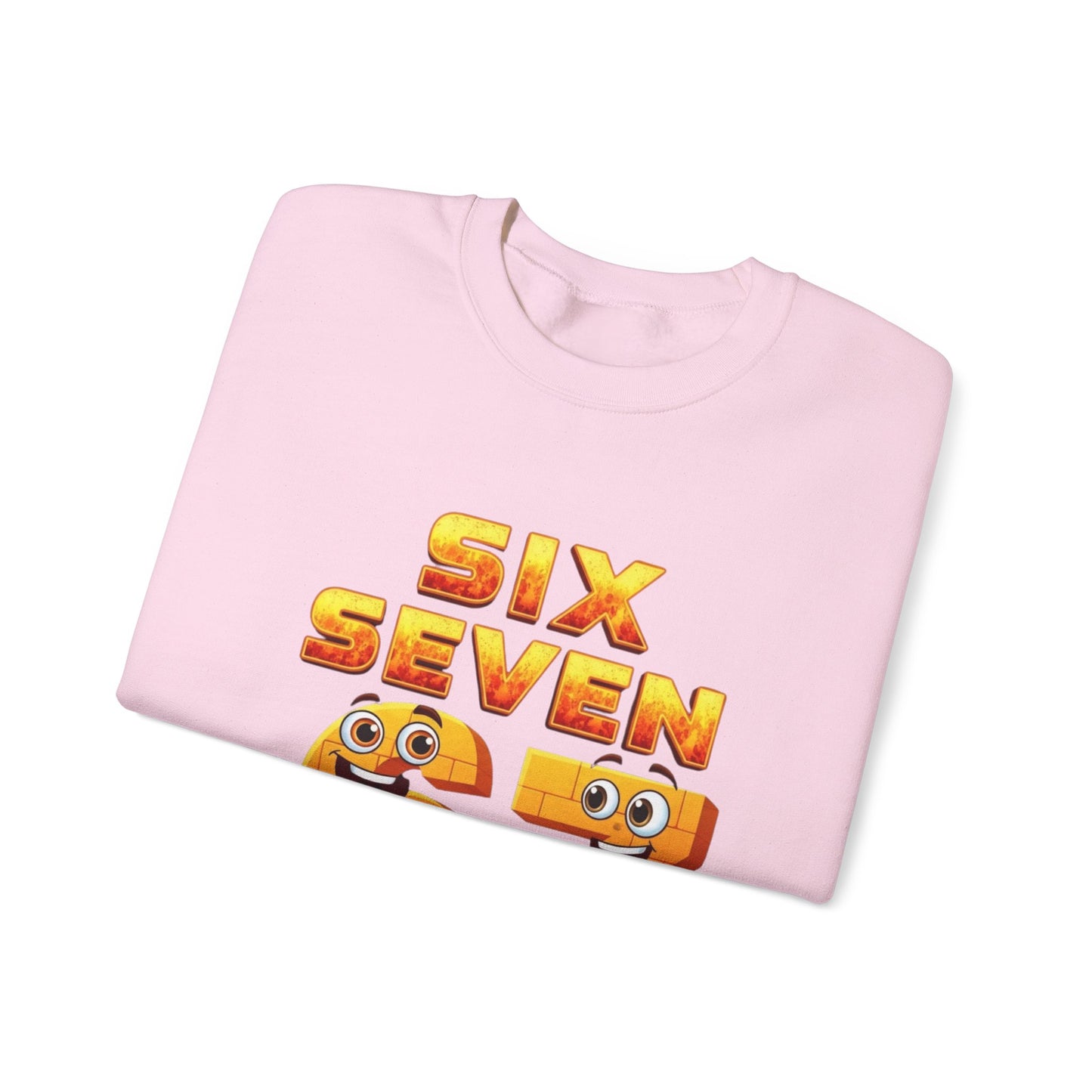 Six Seven 67 Cartoon Graphic Sweatshirt