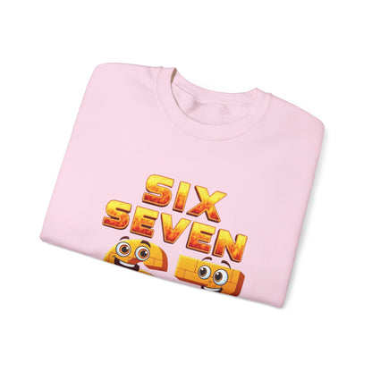 Six Seven 67 Cartoon Graphic Sweatshirt