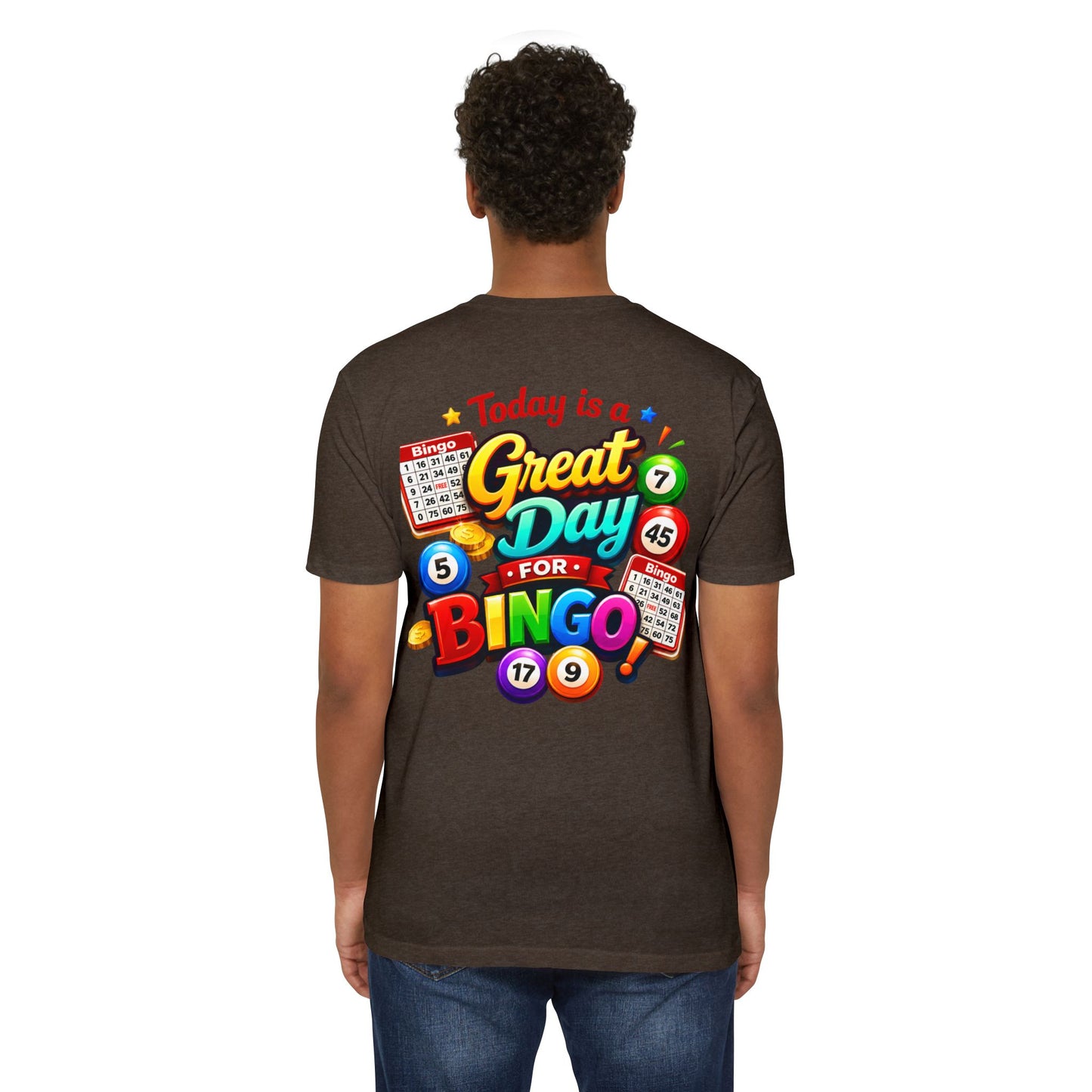 Bingo T-Shirt — "Today Is a Great Day for Bingo" Retro Game Night Tee
