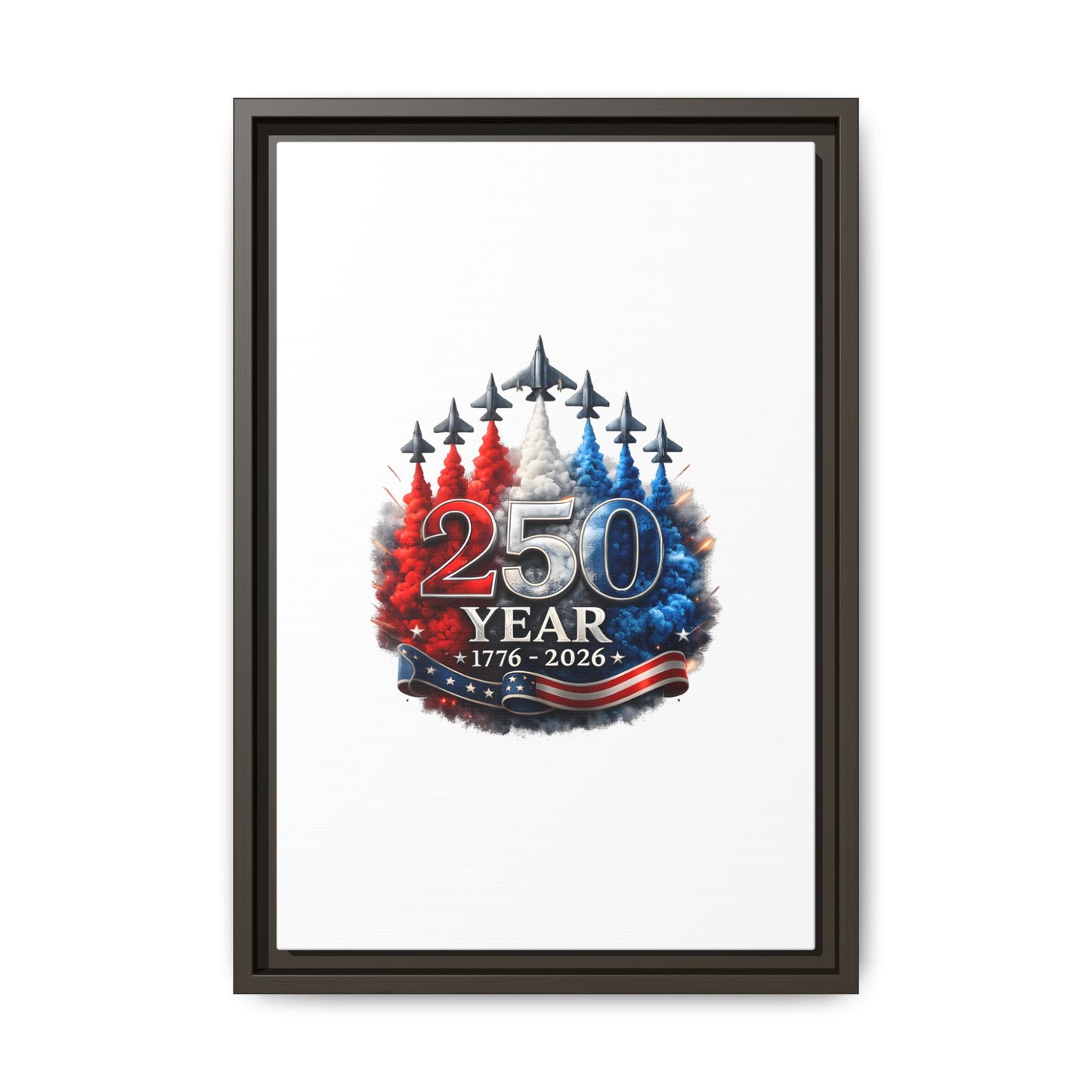 Matte Canvas, Framed (Multi-color)