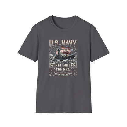 U.S. Navy Steel Rules the Sea T-Shirt