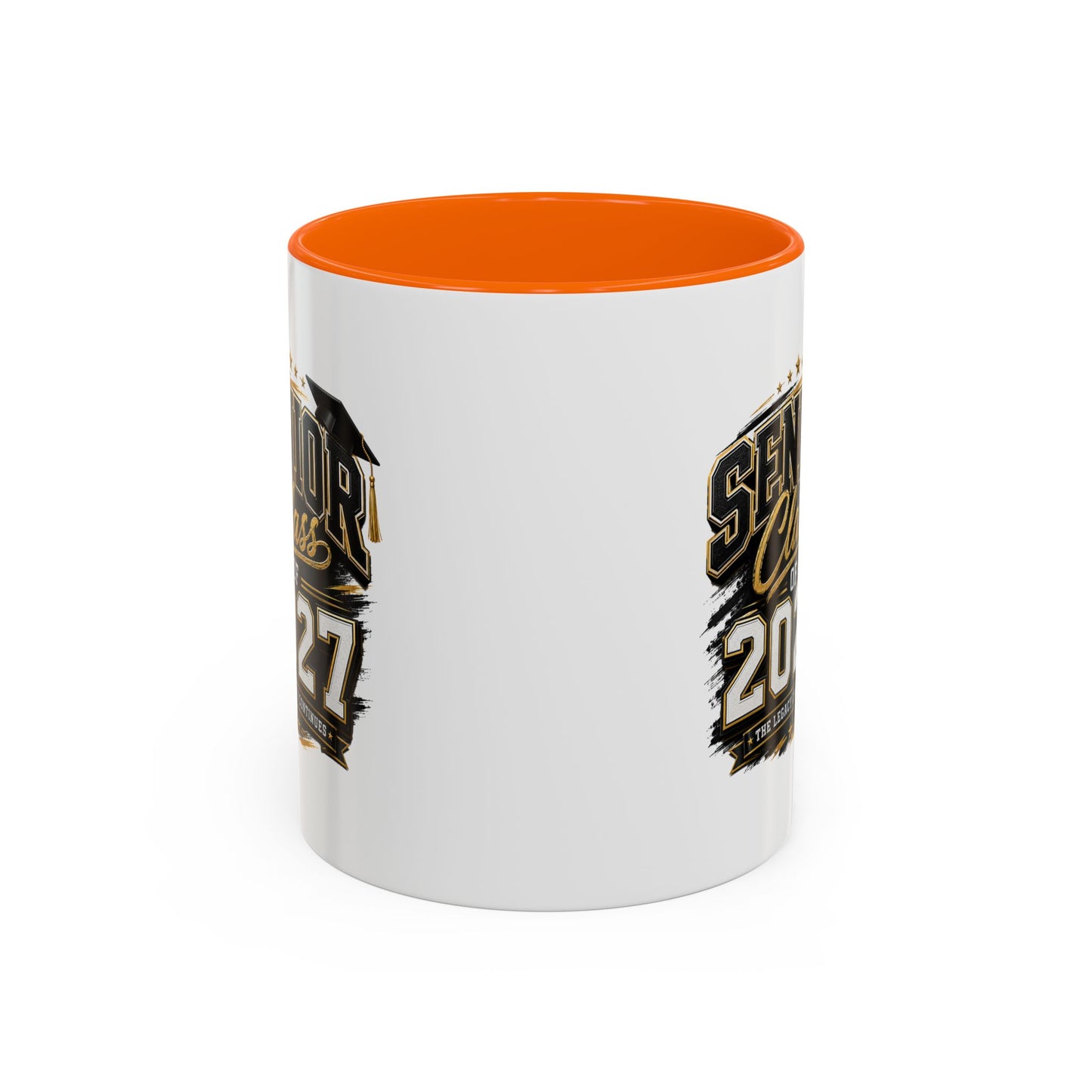 Senior Class of 2027 Accent Coffee Mug — Graduation Gift