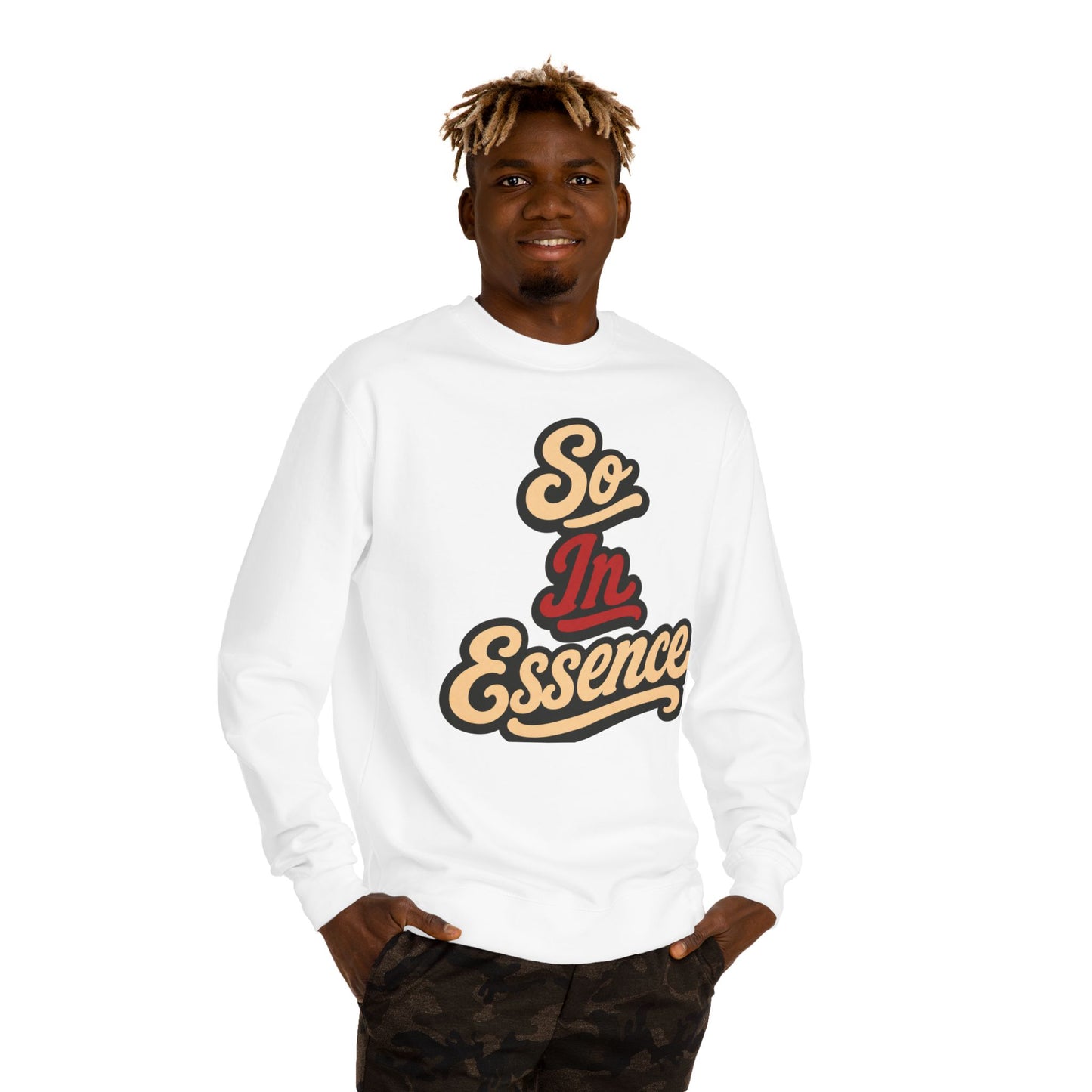 So In Essence Sweatshirt — Retro Script Graphic Crewneck