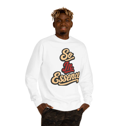 So In Essence Sweatshirt — Retro Script Graphic Crewneck