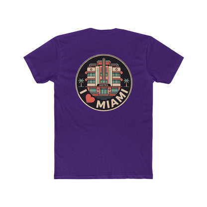Miami Art Deco T‑Shirt — I  Miami Retro Travel Tee