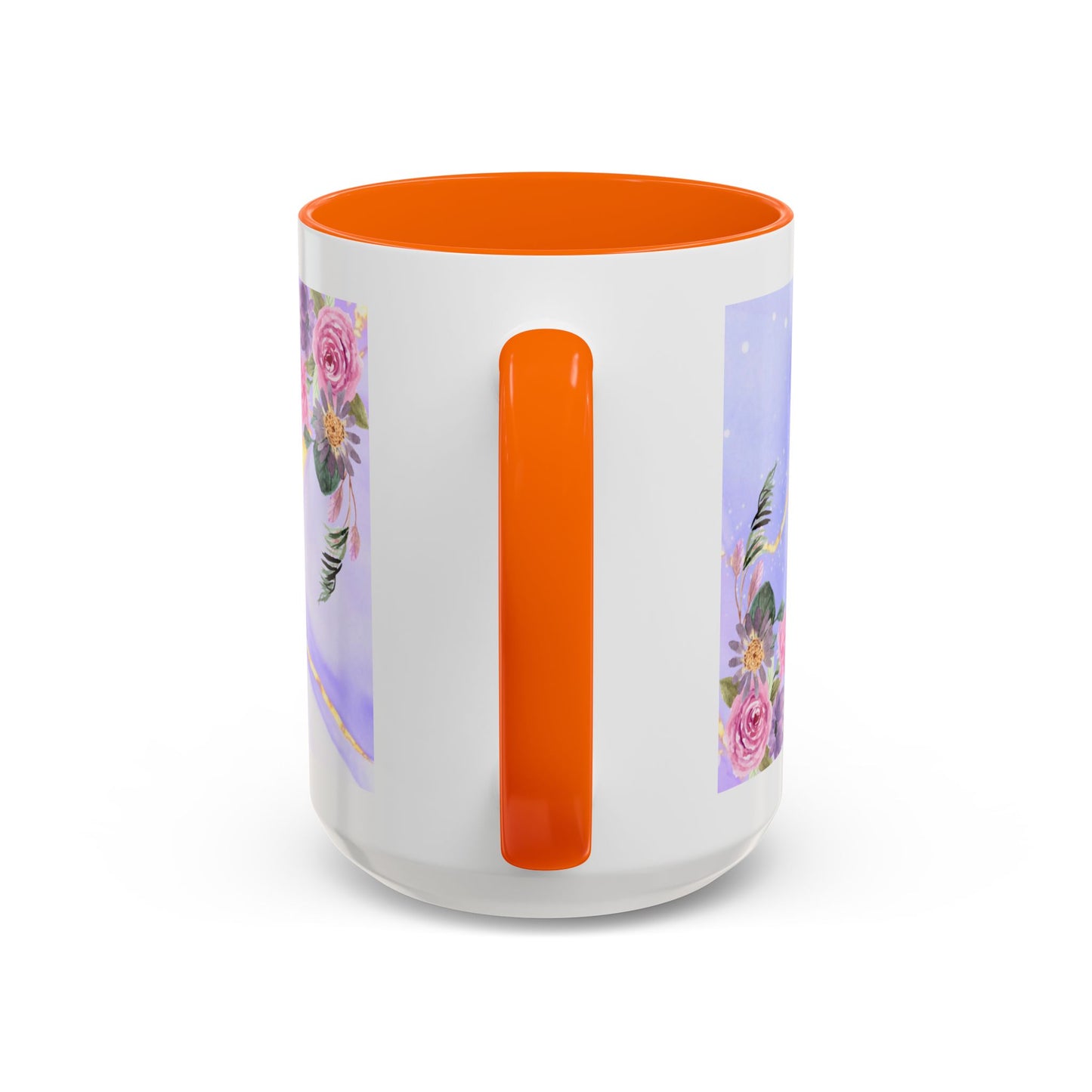 Mother Nutrition Facts Coffee Mug — Floral “Amazing Mom” 11/15oz Accent Mug