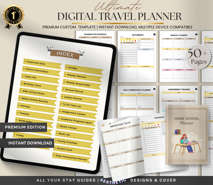 Home School Planner | Printable Lesson & Daily Schedule Organizer