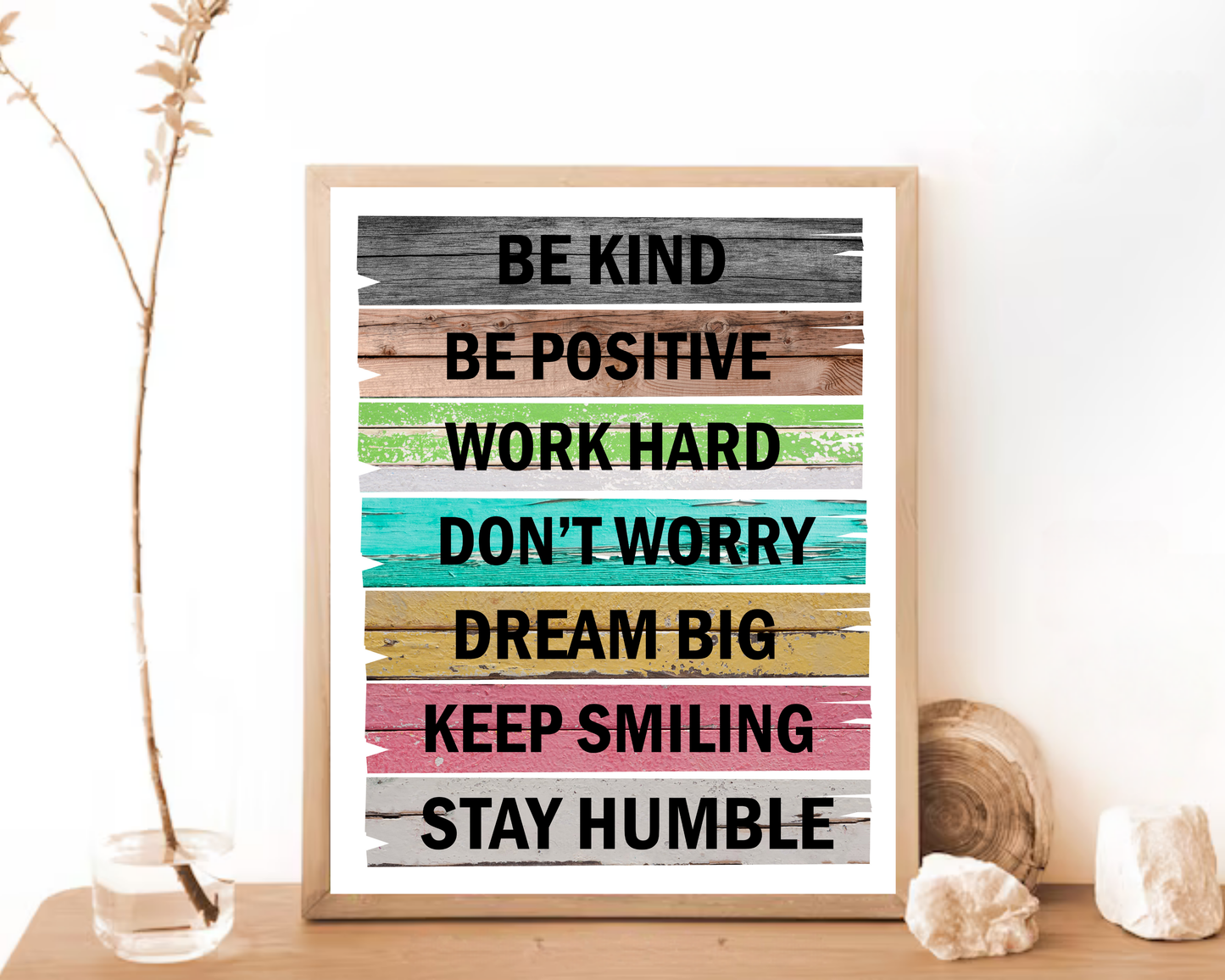 Motivational Affirmation Quotes Poster | Inspirational Wall Art, Positive Affirmations Decor, Growth Mindset Printable Posters