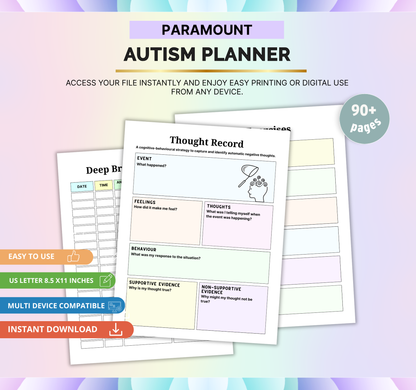 Autism Planner | Printable Routine, Visual Schedule & Daily Organizer