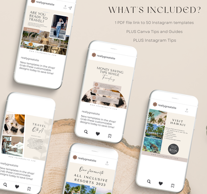 Travel Agent Instagram Post Template | Editable Social Media Canva Template