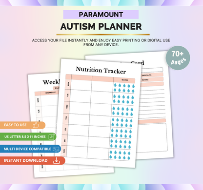 Autism Planner | Printable Daily Routine & Visual Schedule Organizer