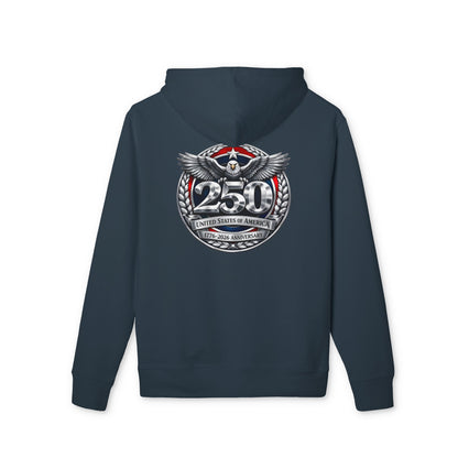250 Cruiser Hoodie — Vintage American Motorcycle Emblem Pullover